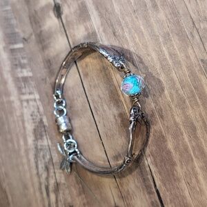 Old Spoon Beaded Bracelet